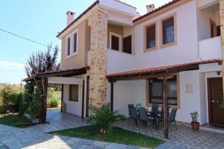Golden Blue Villa Skala Potamia  Luaran gambar